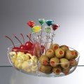 Martini Mate Garnish Bowl w/ Colorful Picks